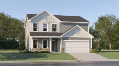 New construction homes in Raleigh NC by Lennar with modern exteriors