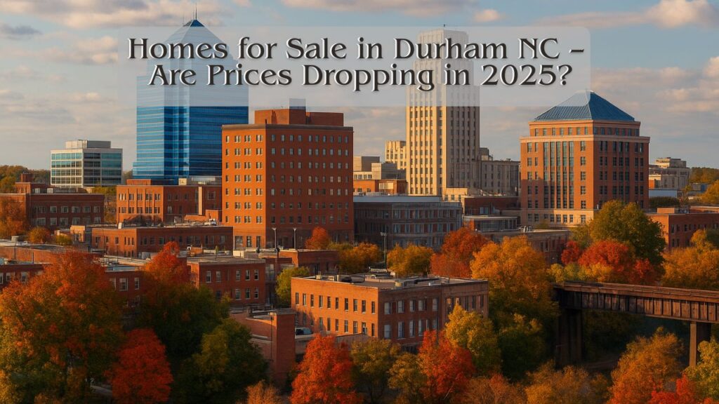 Homes for sale in Durham NC – neighborhood view 2025