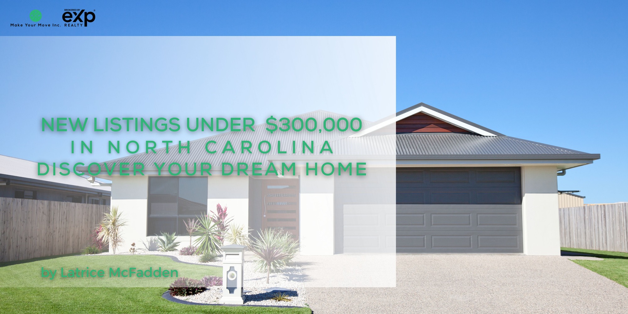 New Listings under $300,000 in North Carolina